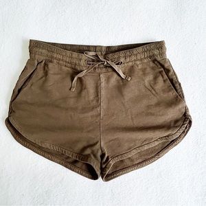H&M Dolphin Drawstring Shorts Army Green Women’s Small